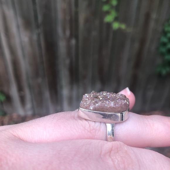 Copper Aura Druzy Ring - Picture 7 of 7